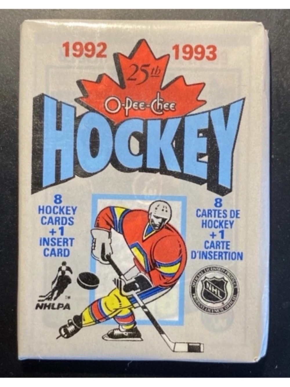 🇨🇦 SALE $3 ✅ OPC 1992/93 25th Anniversary Hockey Card Pack Wayne Gretzky RC ? - Picture 1 of 2